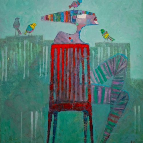 red chair
